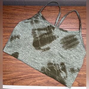 Olive Green Women's Sports Bra